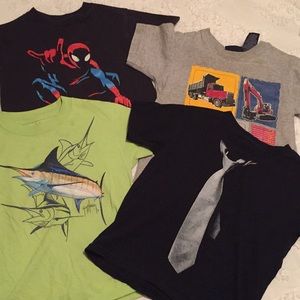 🌞Boys 4t/xs short sleeve shirt lot